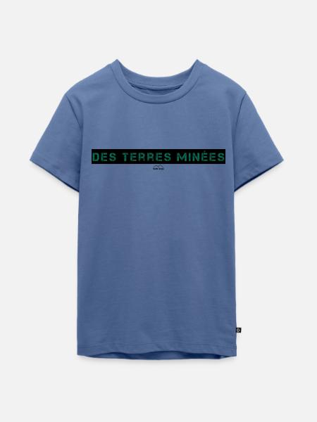 Mined Lands Lens - Teenager Premium Bio T-Shirt - Taubenblau