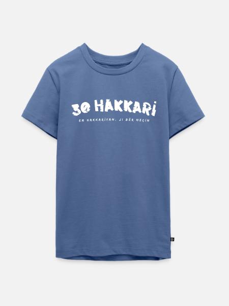30 Hakkari - Teenager Premium Bio T-Shirt - Taubenblau