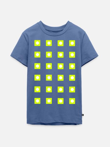 LED-Licht_a1 - Teenager Premium Bio T-Shirt - Taubenblau