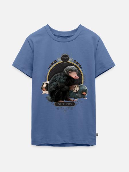 Phantastische Tierwesen Nifflers - Teenager Premium Bio T-Shirt - Taubenblau