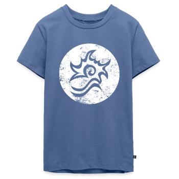 OSTWIND Aufbruch Nach Ora Brandzeichen Used - Teenager Premium Bio T-Shirt - Taubenblau - Vorne - AI Model Teenager Male light (155cm)
