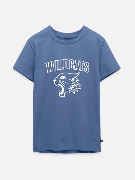 Wildcats Logo - Teenager Premium Bio T-Shirt - Taubenblau