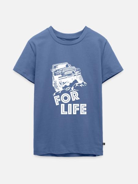 4x4 fürs Leben - Teenager Premium Bio T-Shirt - Taubenblau