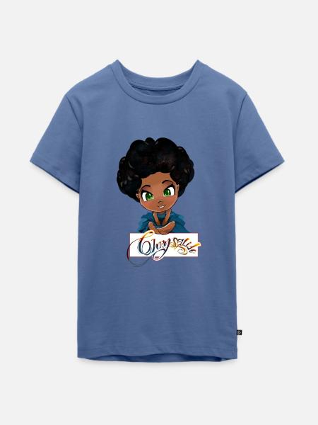 Chibi Chrysalis - Teenager Premium Bio T-Shirt - Taubenblau