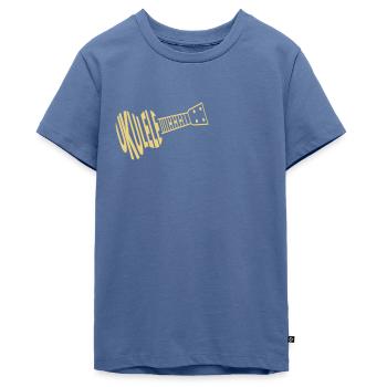 Ukulele Ukulele - Teenager Premium Bio T-Shirt - Taubenblau - Vorne - AI Model Teenager Male light (155cm)