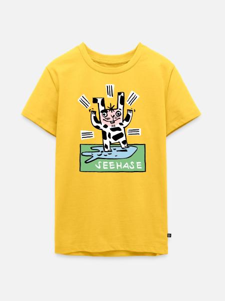 Seehase - Teenager Premium Bio T-Shirt - Sonnengelb
