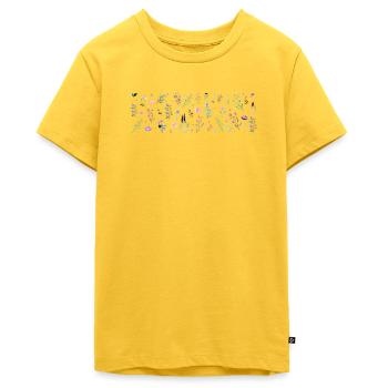 Midnight Bloom Botanical Print - Teenager Premium Organic T-Shirt - sun yellow - Front - AI Model Teenager Male light (155cm)