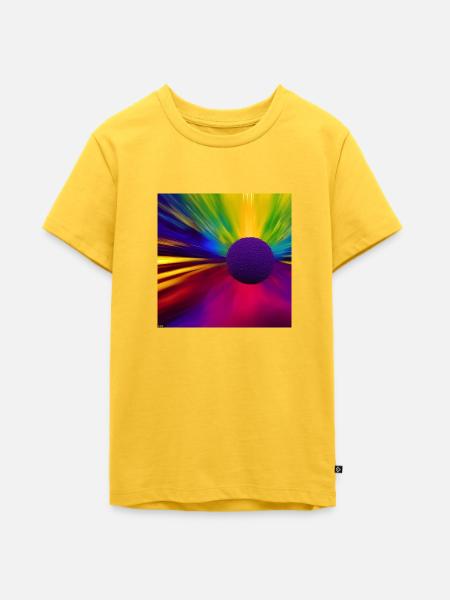 Colour Explosion - Teenager Premium Bio T-Shirt - Sonnengelb