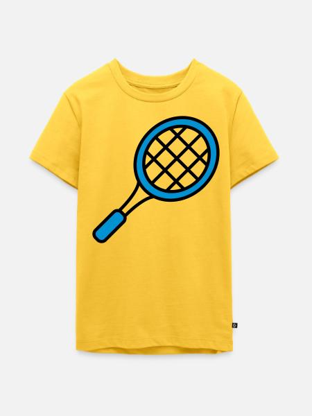 Tennis - Teenager Premium Bio T-Shirt - Sonnengelb