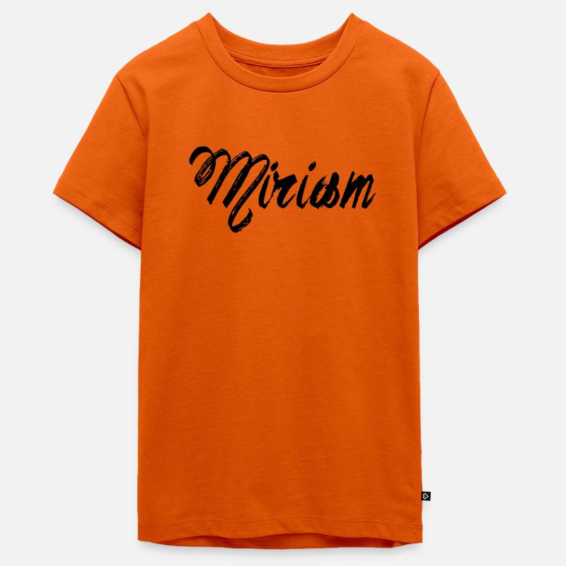 Miriam - Teenager Premium Bio T-Shirt - Orange