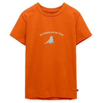 Seehund - Teenager Premium Bio T-Shirt - Orange  - Vorne - AI Model Teenager Male light (155cm)