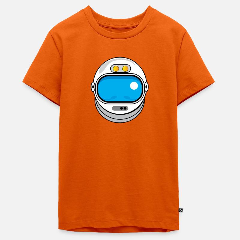 Spacehelmet - T-shirt Premium bio Ado - orange 