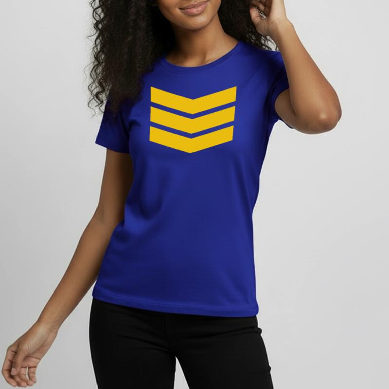 Chevron Stack Bold Pattern Teenager Premium Organic T-Shirt