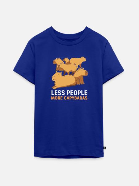 Capibara Capybara - Teenager Premium Bio T-Shirt - Royalblau