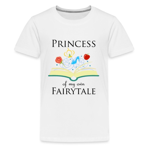 Princess of my own fairytale - Black - Teenage Premium T-Shirt
