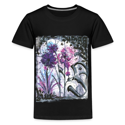 Crazy Flowers - Teenager Premium T-Shirt