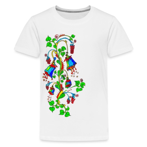 Glockenblume, Sommer, Blumen, Frühling, Design - Teenager Premium T-Shirt