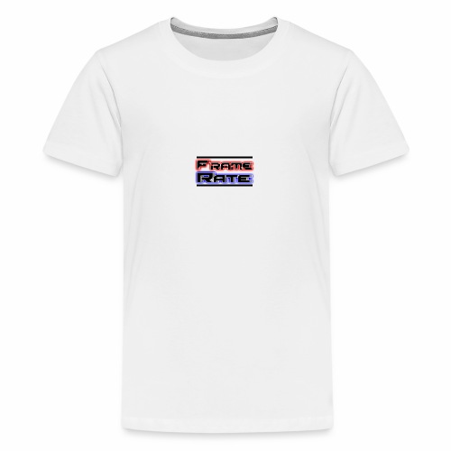 TFRLogoWhite AlphaNoCircle - Teenage Premium T-Shirt