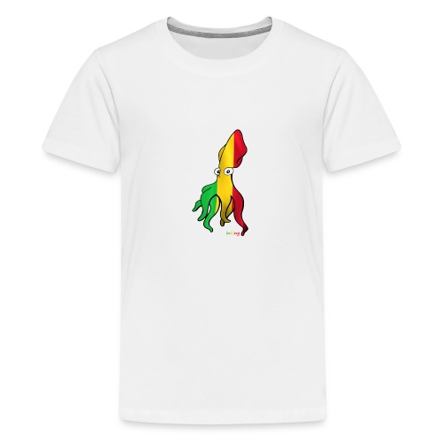 Bio Tshirt Squiddle Rasta LUI - T-shirt Premium Ado