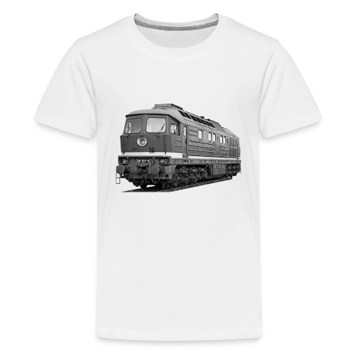 Lokomotive Baureihe 130 Reichsbahn Taigatrommel - Teenager Premium T-Shirt