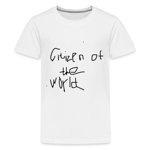 Young citizen of the world - Premium-T-shirt tonåring
