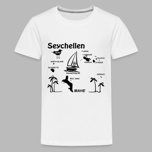 Seychellen Insel Crewshirt Mahe etc. - Teenager Premium T-Shirt