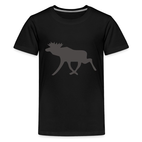 Schwedenelch; schwedisches Elch-Symbol (vektor) - Teenager Premium T-Shirt