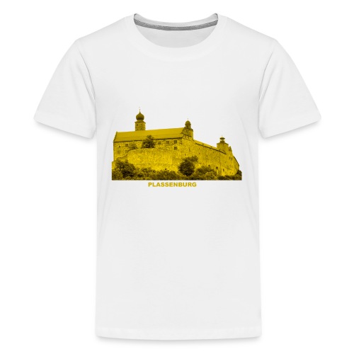 Plassenburg Burg Kulmbach Obermain Franken Bayern - Teenager Premium T-Shirt
