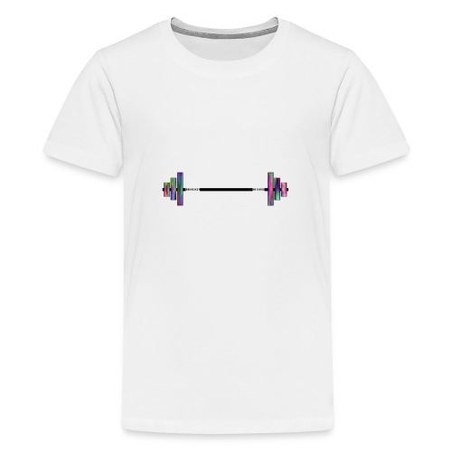 Galacksy Barbell - Teenage Premium T-Shirt