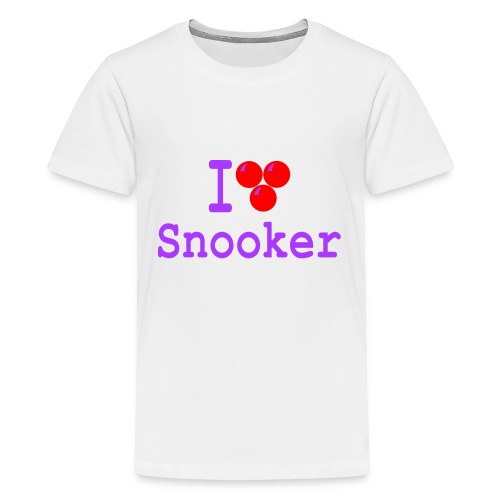 ilovesnooker - Teenage Premium T-Shirt