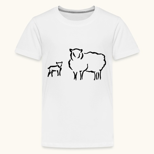 Schafzucht Lamm lustig Geschenkidee Familie Schafe - Koszulka młodzieżowa Premium