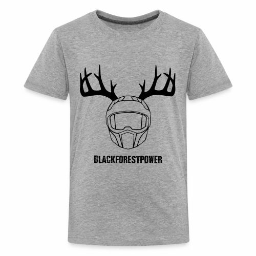 Blackforest Helm - schwarz - Teenager Premium T-Shirt