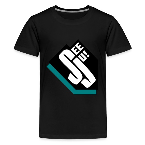SeeJu 2 logo block 3farb - Teenager Premium T-Shirt