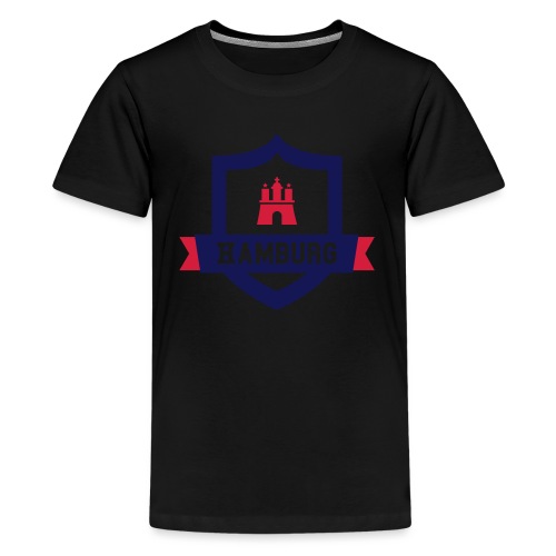 Hamburg College Abzeichen - Teenager Premium T-Shirt
