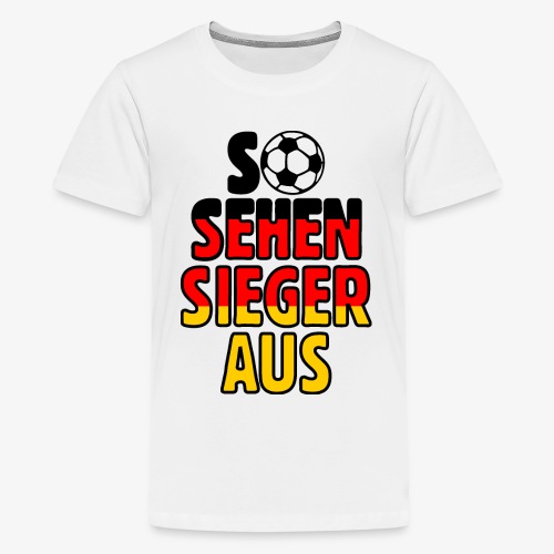 Fußball EM 2016 - So sehen Sieger aus - Teenager Premium T-Shirt