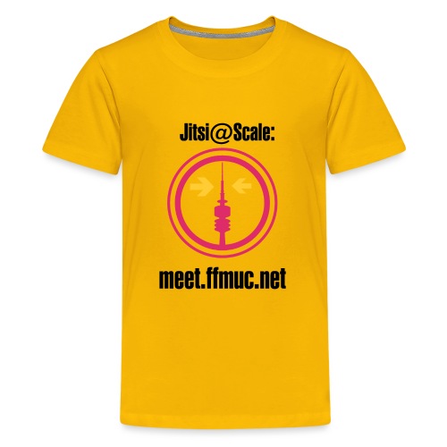 Freifunk Jitsi-Meet - Teenager Premium T-Shirt