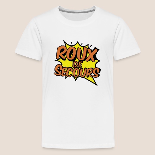 ROUX DE SECOURS COMIC STYLE - T-shirt Premium Ado