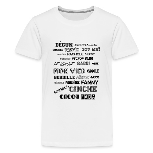 MARSEILLE-NOIR - T-shirt Premium Ado