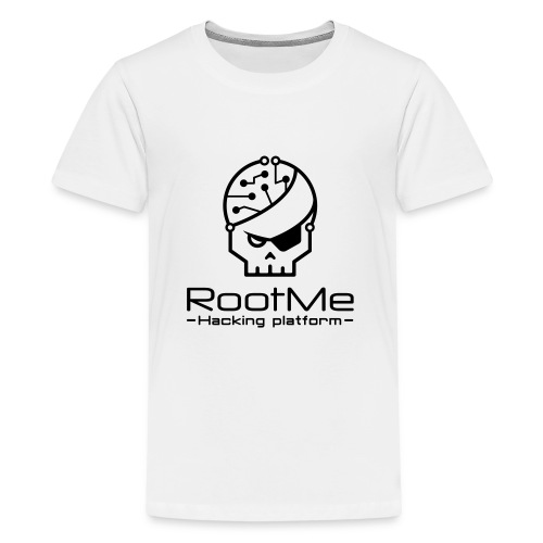 Root Me black with text - T-shirt Premium Ado