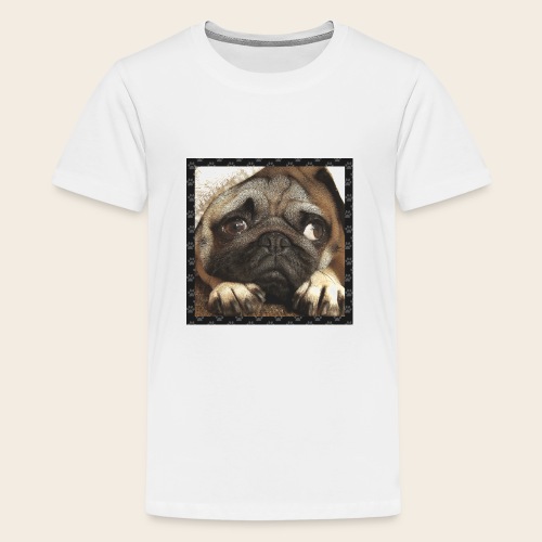 Mops Hund 1 - Teenager Premium T-Shirt