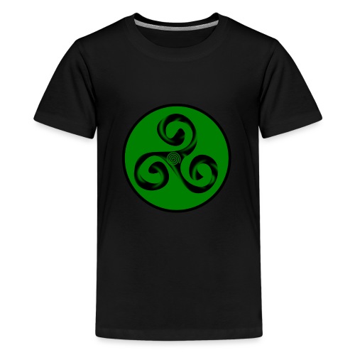 Triskel and Spiral - Camiseta premium adolescente