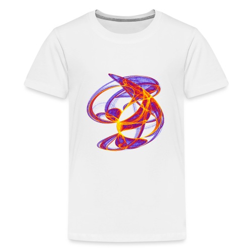 Farbenspiel der Clifford-Bahnen Aquarell 7839bry - Teenager Premium T-Shirt