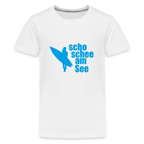 scho schee am See Surferin 03 - Teenager Premium T-Shirt