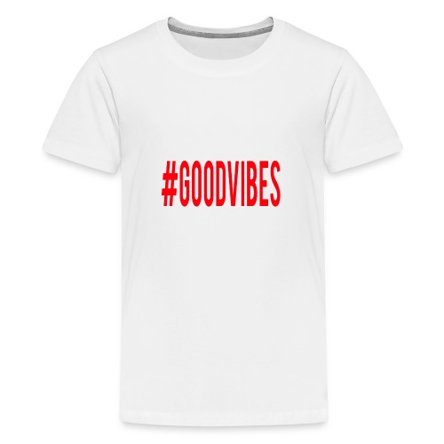 GOODVIBES_RED - Maglietta Premium per ragazzi