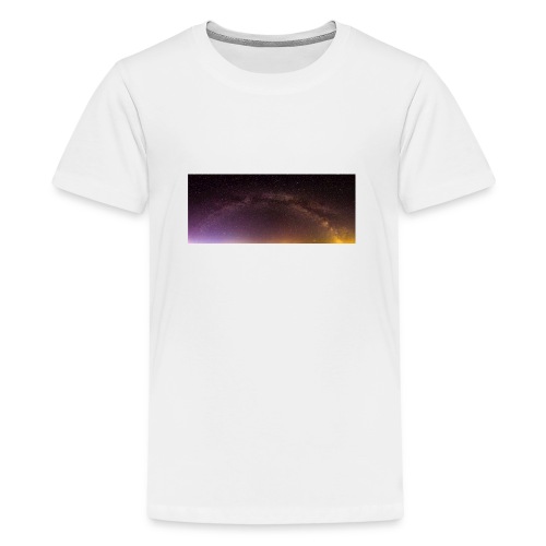 Milchstraße Panorama - Teenager Premium T-Shirt