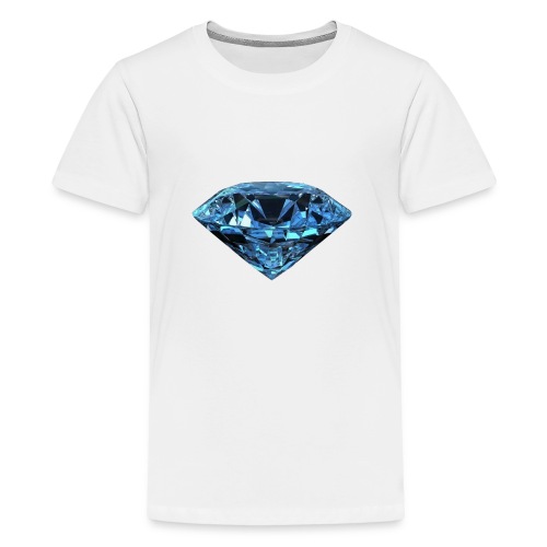 Diamant Juwel Mineral Edelstein Schmuck - Teenager Premium T-Shirt