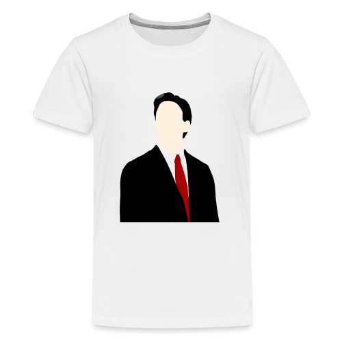 Ed Miliband silhouette - Teenage Premium T-Shirt