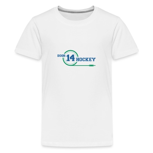 D14 HOCKEY LOGO - Teenage Premium T-Shirt