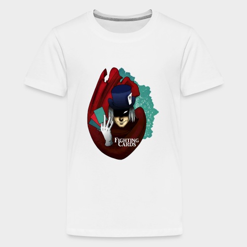 Fighting cards - Magicien - T-shirt Premium Ado