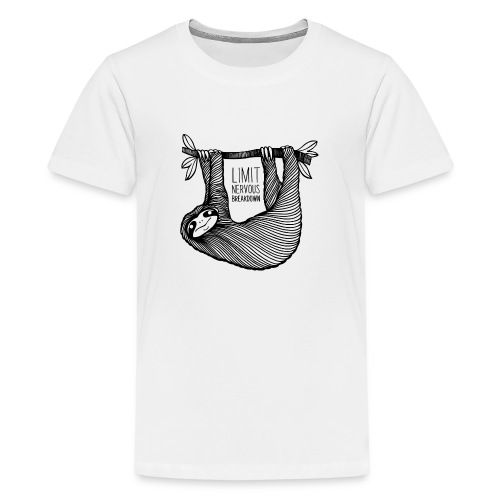 Le paresseux, animal, limit nervous breakdown - T-shirt Premium Ado